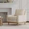 Brown Stripe Linen Look Woven Pattern Upholstery Fabric by The Yard - SKU: Aidan Espresso